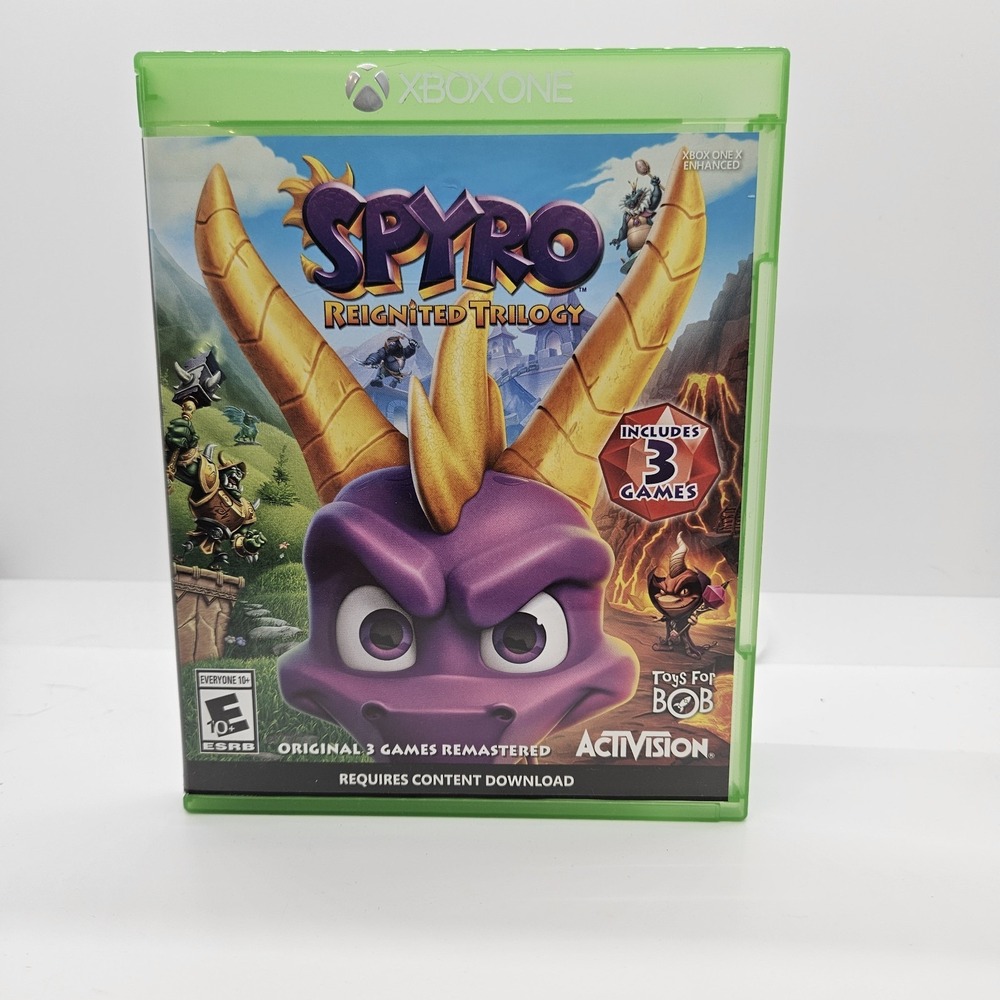 Spyro Reignited Trilogy Xbox One – Complete w/‎ Case & Disc